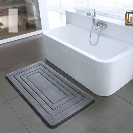 Bathroom mat - non-slip carpet - memory foam