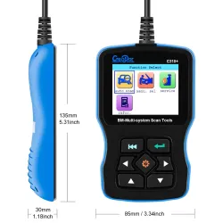 OBD2 scanner for BMW Airbag/ ABS/ SRS - diagnostic tool - C310+ Pro oil service reset code readerDiagnosis