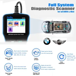 OBD2 scanner for BMW Airbag/ ABS/ SRS - diagnostic tool - C310+ Pro oil service reset code readerDiagnosis