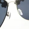 Steampunk sunglasses with decorative metal skulls