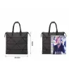 Fashionable geometric luminous bag - resizable