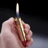 Elegant metal lipstick-shaped lighter - no gas