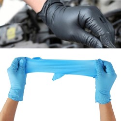 Disposable nitrile gloves - anti-bacterial protective latex glovesMouth masks