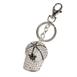 Crystal baseball hat - keychain
