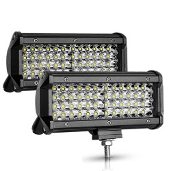 12V / 24V - 72W / 144W - LED light-bar - spotlight for trucks / off-road boats / cars / tractors 4x4 SUV ATVLED light bar
