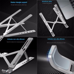 Macbook / laptop aluminum stand - adjustable & foldableStands