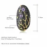 Vintage purple zircon - gold tree - ring