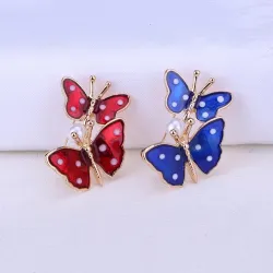 Spring Double Butterfly BroochesBrooches