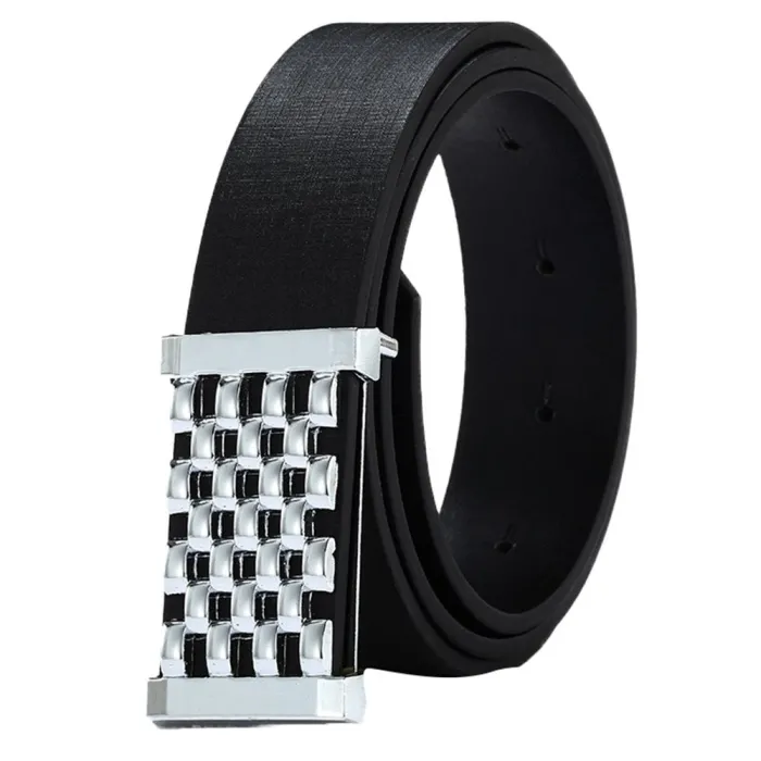 Metal Square Belt - LeatherBelts