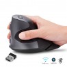 M618GX - 1600 DPI - ergonomic vertical wireless mouse - optical - 6 buttons - with silicone caseMouses