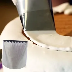 Extra large stainless steel icing nozzle - cream cake decorating