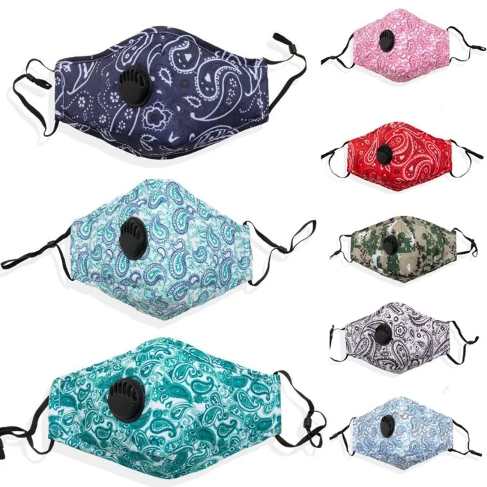 PM2.5 - activated carbon - face / mouth mask with filter - anti-dust - antibacterial - reusable