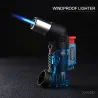 Mini butane jet lighter - refillable - windproof