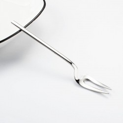Hangable fruit & desserts fork - 304 stainless steel