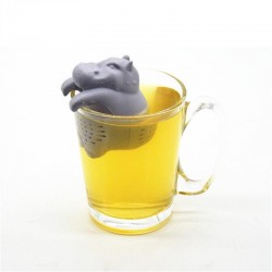 Silicone hippo shaped - tea infuser - reusable - 1pcsTea infusers