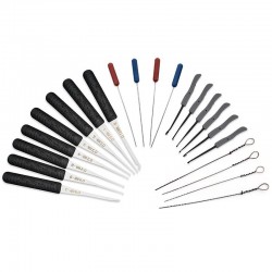 12 Pieces - Lock Pick Set - Locksmith supplies - broken key Auto extractor - stainless steel hooksLocksmith