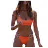 Rainbow colour straps - bikini - 2 piece
