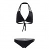 Low waist two piece swimsuit - plus size - black - whiteSwimming