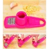 Ginger - garlic - grater tool - silicone peeler - slicer