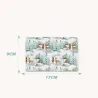50 pieces - disposable antibacterial medical face mask - mouth mask - 3-layer - unisex