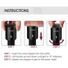 Vacuum wine bottle sealer - bottle stopper - champagne