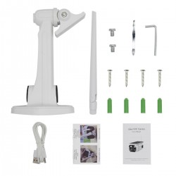 ESCAM QF260 - WiFi - wireless - IP67 - 1080P 2.0MP - solar powered - PIR - security camera