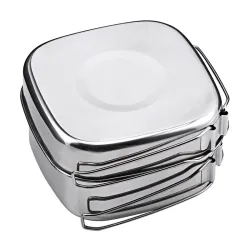 Backpacking - Camping - Cookware Pot Set - Stainless SteelSurvival tools