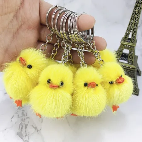 Yellow duck plushie - 1pcKeyrings