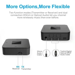 Bluetooth 5.0 - Transmitter Receiver - Wireless - Audio Adapter - TV - PC - Car