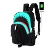 USB Charging - Luminous Backpack - Shark