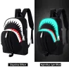 USB Charging - Luminous Backpack - Shark