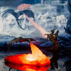 3D dragon - LED night lamp