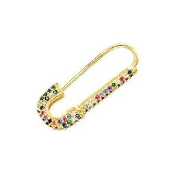 Candy Crystal Brooch - Multi Colors