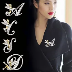 English Letters - Angel - Brooches