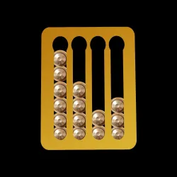 Nespresso coffee capsules holder - tower rack with adhesive tape - rotatable