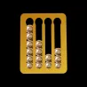 Nespresso coffee capsules holder - tower rack with adhesive tape - rotatable