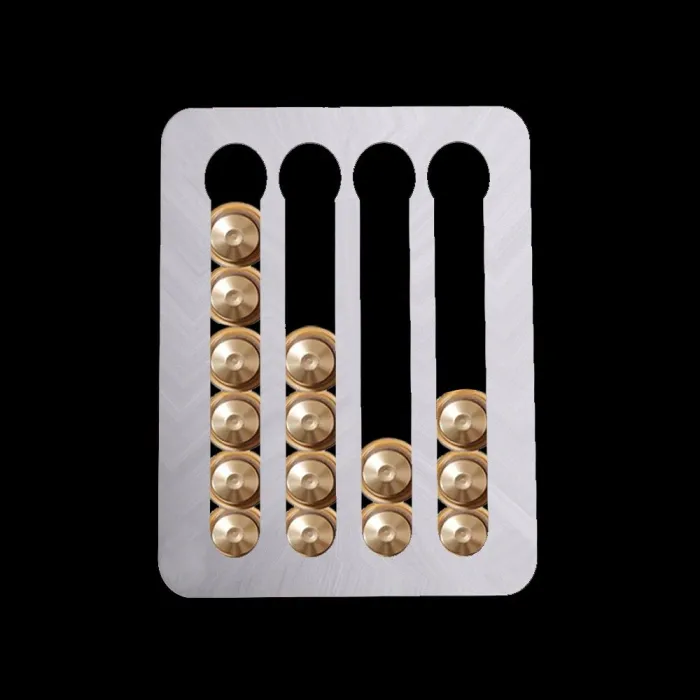 Nespresso coffee capsules holder - tower rack with adhesive tape - rotatable