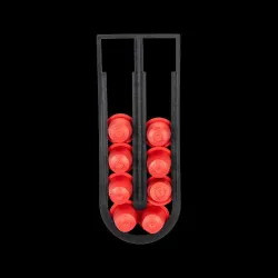Nespresso coffee capsules holder with self adhesive sticker