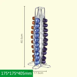 40 Nespresso coffee capsules holder - tower stand