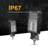 126W Car Light Assembly - 3000K - LED - Work Light Bar - Vehicles - Square - Round