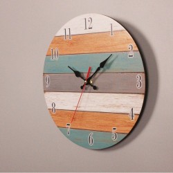 Retro Wall Clock - Vintage - Wooden Roman CraftClocks
