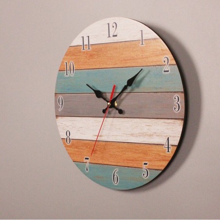 Retro Wall Clock - Vintage - Wooden Roman CraftClocks