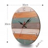 Retro Wall Clock - Vintage - Wooden Roman CraftClocks
