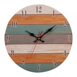 Retro Wall Clock - Vintage - Wooden Roman CraftClocks