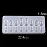 Silicone Mold - Resin - International Chess Shape - DIYToys