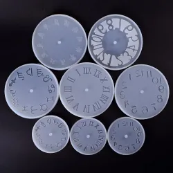 Silicone Mold - Clock - 10/15cm - Resin - Handmade Tool - DIYToys