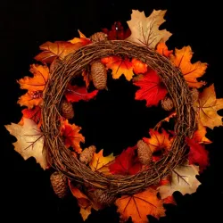 45cm - Pumpkin - Front Door Display - Spooky Halloween