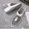 Fashion sandals with metal decoration - Bohemian styleSandals