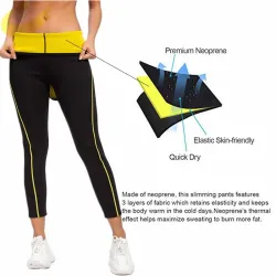Slimming leggings & top - sauna effect - slimming fitness set