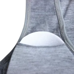 "SPORT" print - cotton fitness padded bra